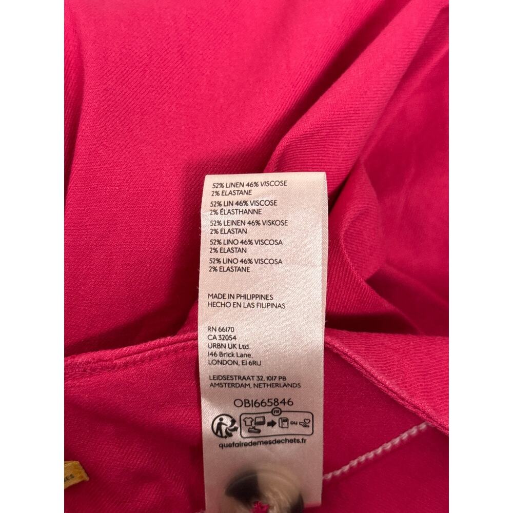 Maeve Wide-Leg Pants in Hot Pink - Picture 8 of 8
